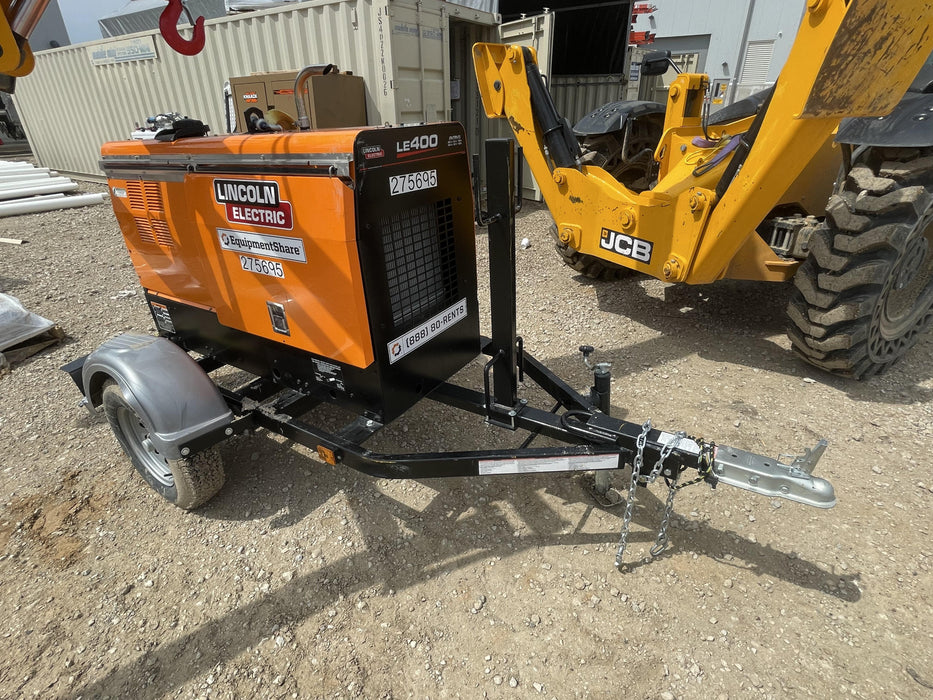 2022 Lincoln Electric LE400 Kubota V1505, Trlr, Cable Rack, Light Kit, ES Decals, T3