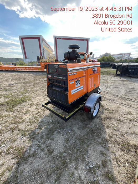 2022 Lincoln Electric Vantage 549X Crosslink Technology, Trailer Mounted, ES Decals, T3