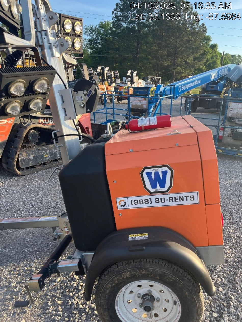 2023 Wanco WLTT-4MM4K Diesel, Deep Sea Controller, Shore Power Plug, Auto Start, (4) 350W LED Floodlights, 4kW Generator, 60 Gal Fuel Tank, 2" Ball, T3