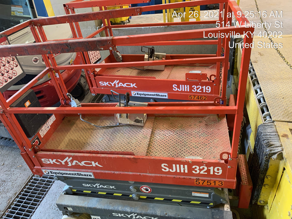 2016 Skyjack SJIII-3219 Standard Rental Specs