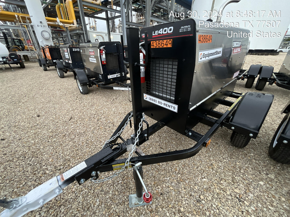 2024 Lincoln Electric LE400 Kubota V1505, Trlr, Cable Rack, Light Kit, ES Decals, T3