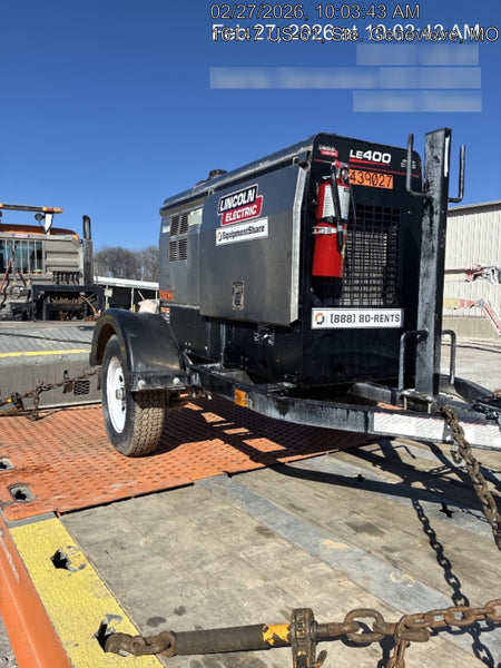 2024 Lincoln Electric LE400 Kubota V1505, Trlr, Cable Rack, Light Kit, ES Decals, T3