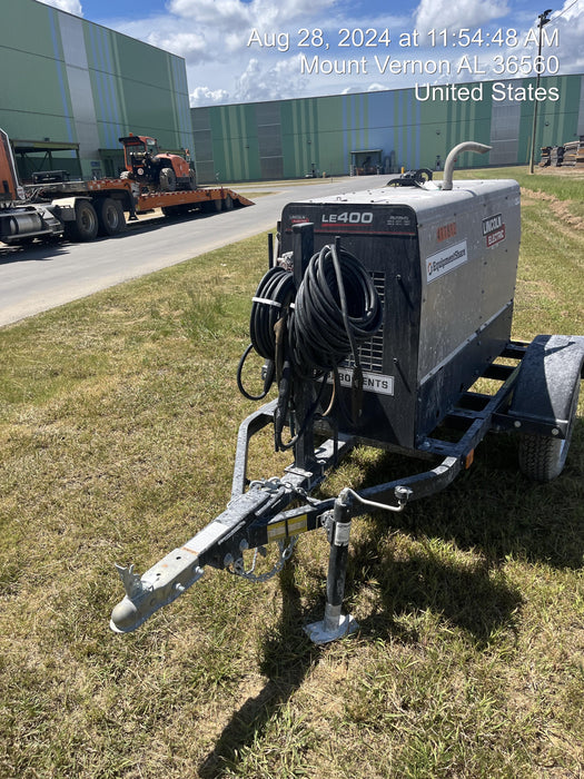 2024 Lincoln Electric LE400 Kubota V1505, Trlr, Cable Rack, Light Kit, ES Decals, T3