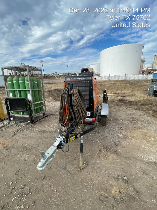 2022 Lincoln Electric Vantage 549X Crosslink Technology, Trailer Mounted, ES Decals, T3