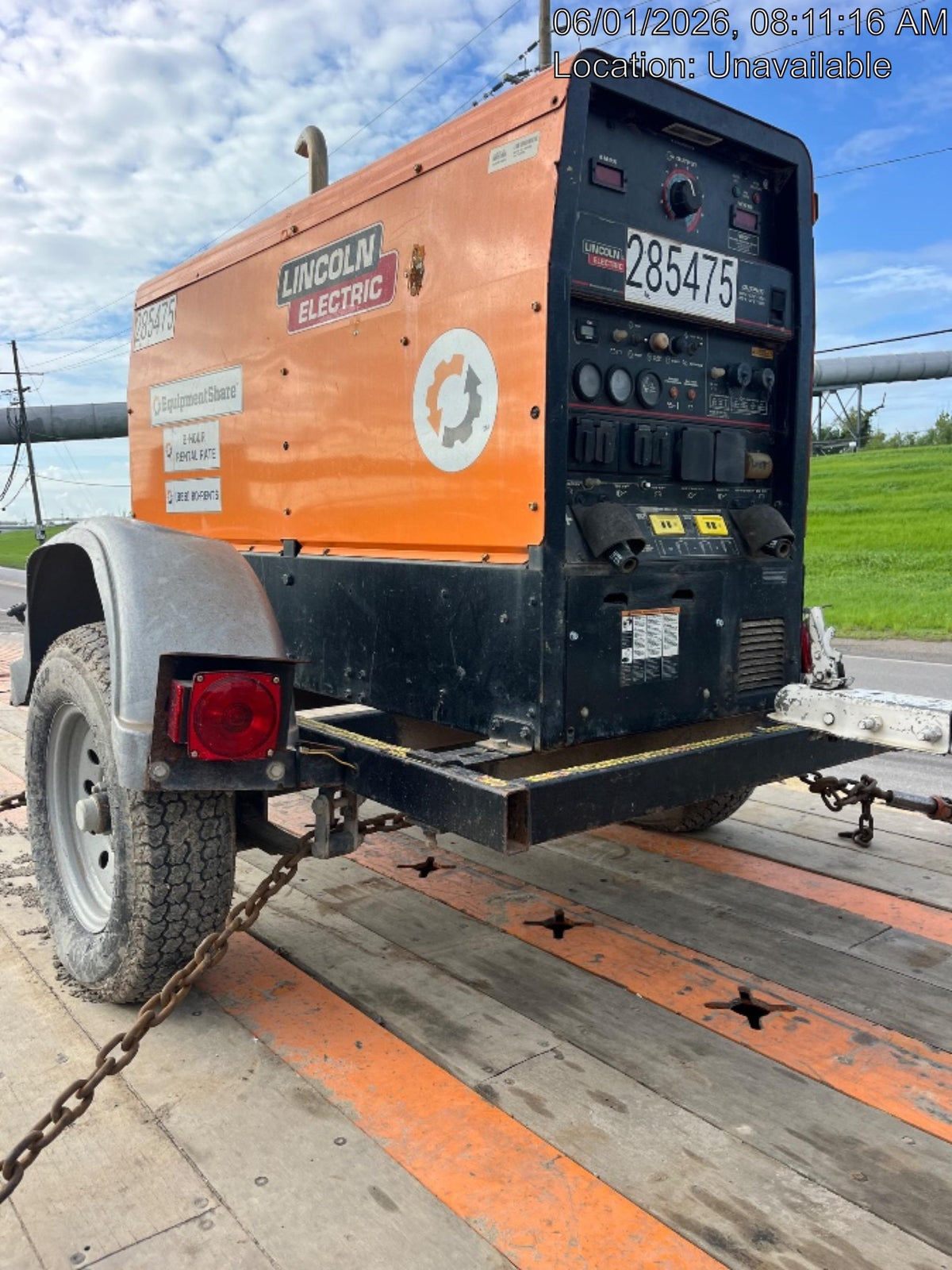 2022 Lincoln Electric LE400 Kubota V1505, Trlr, Cable Rack, Light Kit, ES Decals, T3