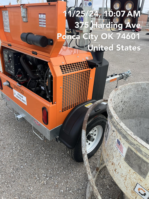 2024 Wanco WLTT-4MM4K Diesel, Deep Sea Controller, Shore Power Plug, Auto Start, (4) 350W LED Floodlights, 4kW Generator, 60 Gal Fuel Tank, 2" Ball, T3