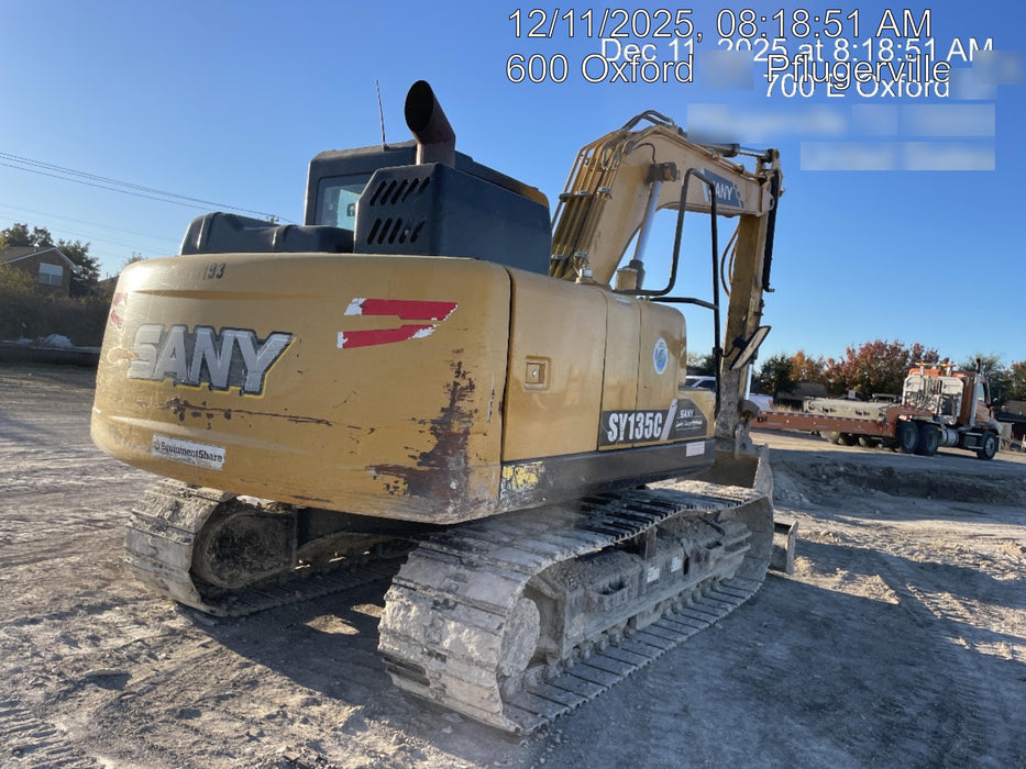 Sany SY135C SY135 Tier 4 - Cab, Hydraulic QC,  Buckets: 36" , Hydraulic Hammer 1,500 lb impact class
