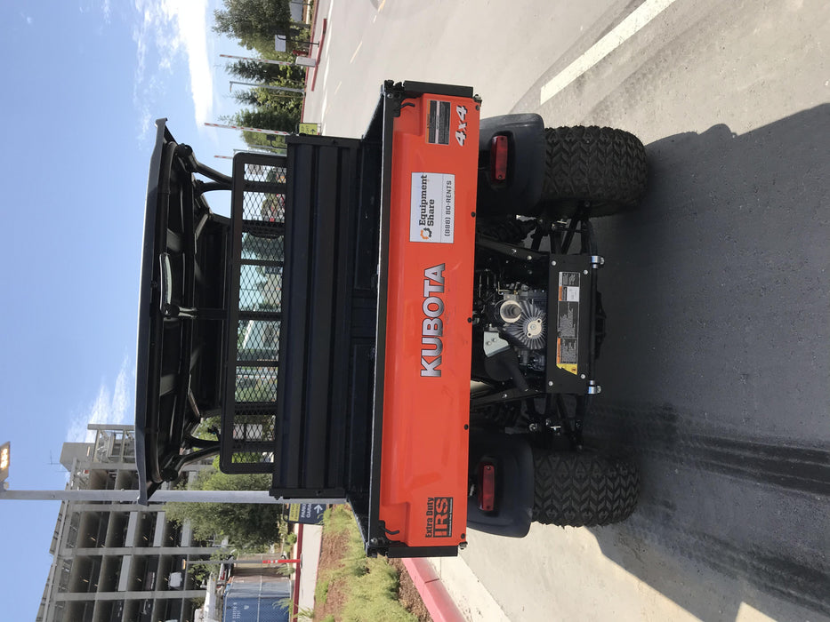 2019 Kubota RTV-X1140W-H 4wd Utility Cart, LED Strobe, Windshield Tempered Glass, Plastic Canopy, Wire Harness Kit, Backup Alarm