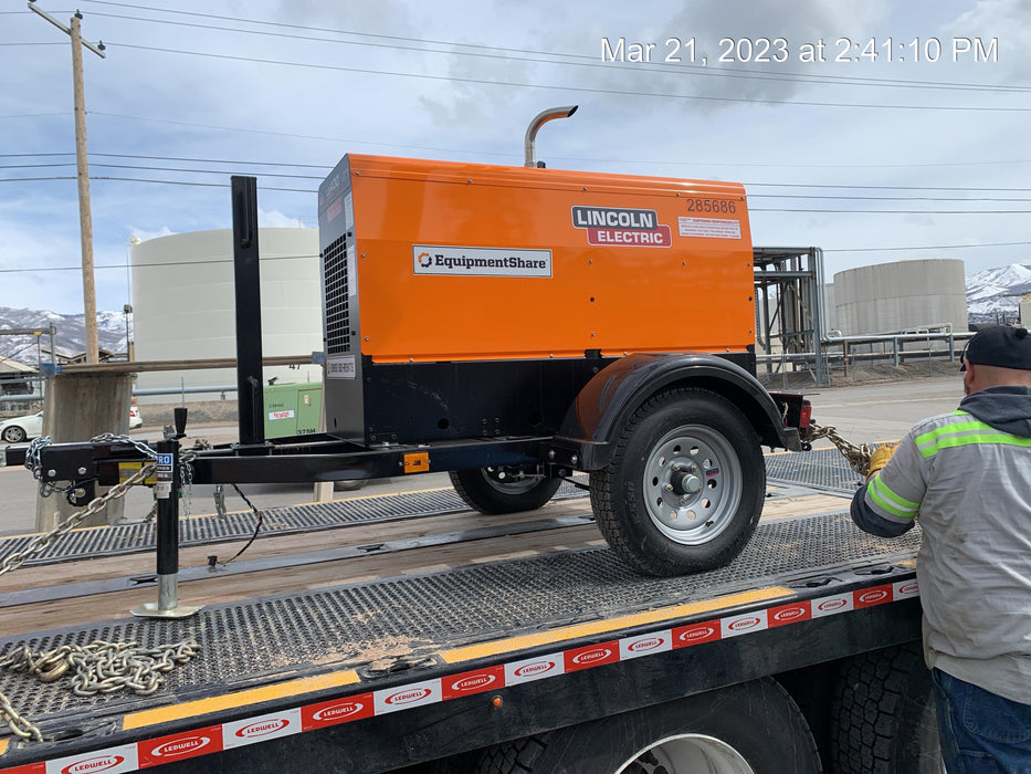 2022 Lincoln Electric LE400 Kubota V1505, Trlr, Cable Rack, Light Kit, ES Decals, T3