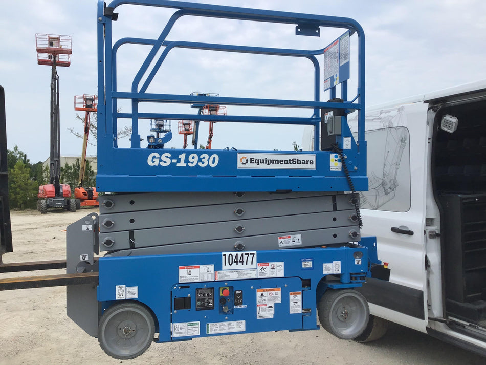 2020 Genie GS-1930 Fixed rails with chain entry gate - Pre A92.20