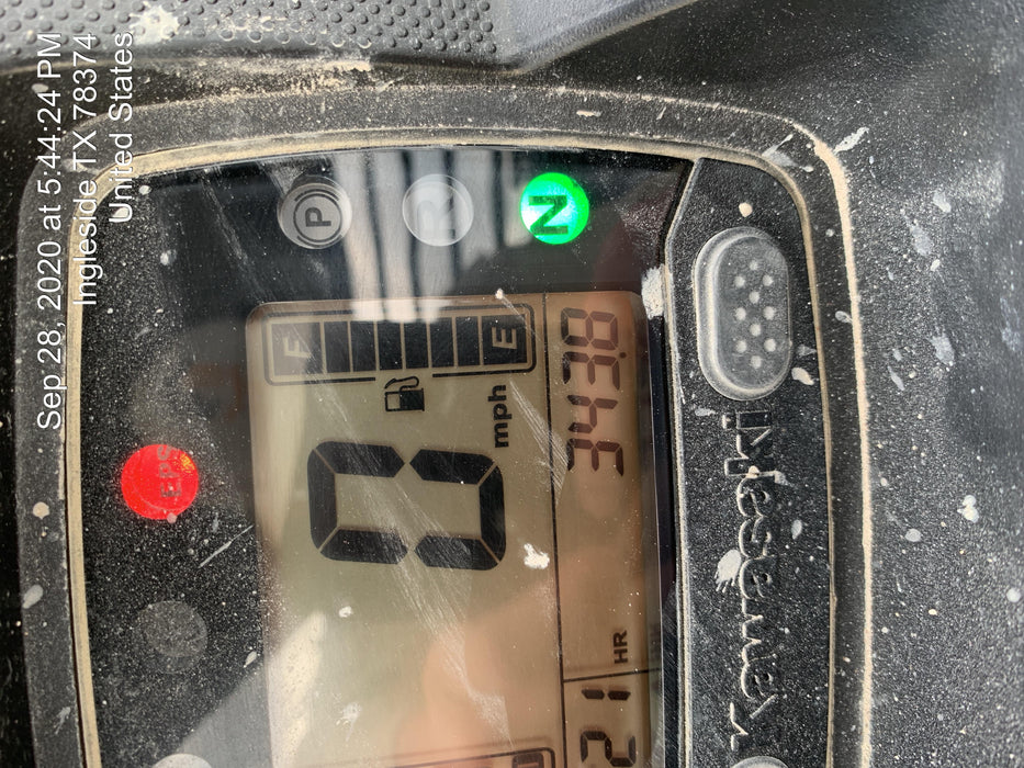 2019 Kawasaki Mule PRO-DXT - 3 Passenger 3 Seater, Standard Options, Backup Alarm, Beacon, Plastic Hard Top, Poly Windshield, Horn Kit