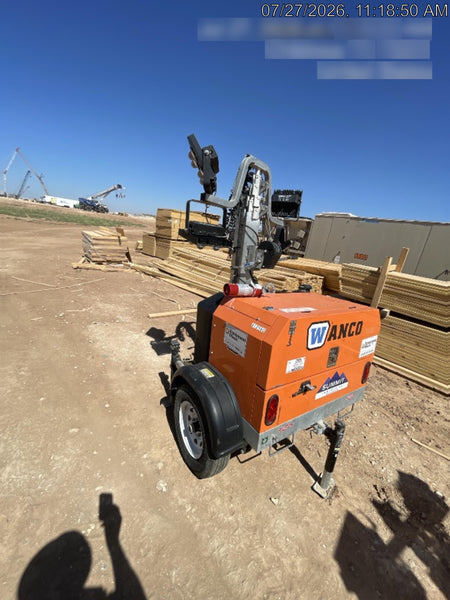 2024 Wanco WLTT-4MM4K Diesel, Deep Sea Controller, Shore Power Plug, Auto Start, (4) 350W LED Floodlights, 4kW Generator, 60 Gal Fuel Tank, 2" Ball, T3