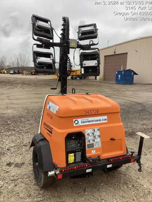 2023 Generac MLT2 Diesel, Flex Switch 120V Input, Powerzone Controller, (4) 320W LED Lights, 4kW Generator, 39.9 Gal Fuel Tank, 2" Ball, T3