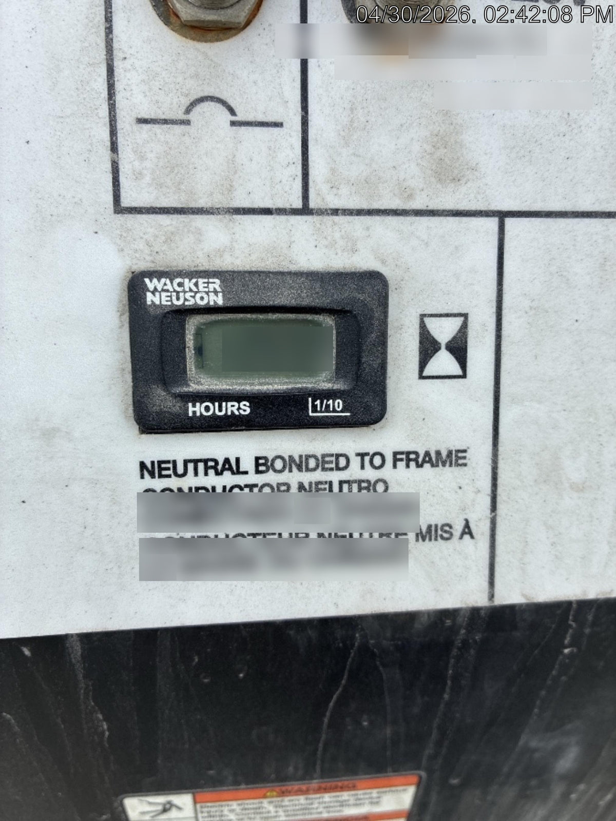 2018 Wacker Neuson LTV6L-MH Wacker Neuson LTV6L Mobile Light Tower w/Fuel Level Sensor Installed