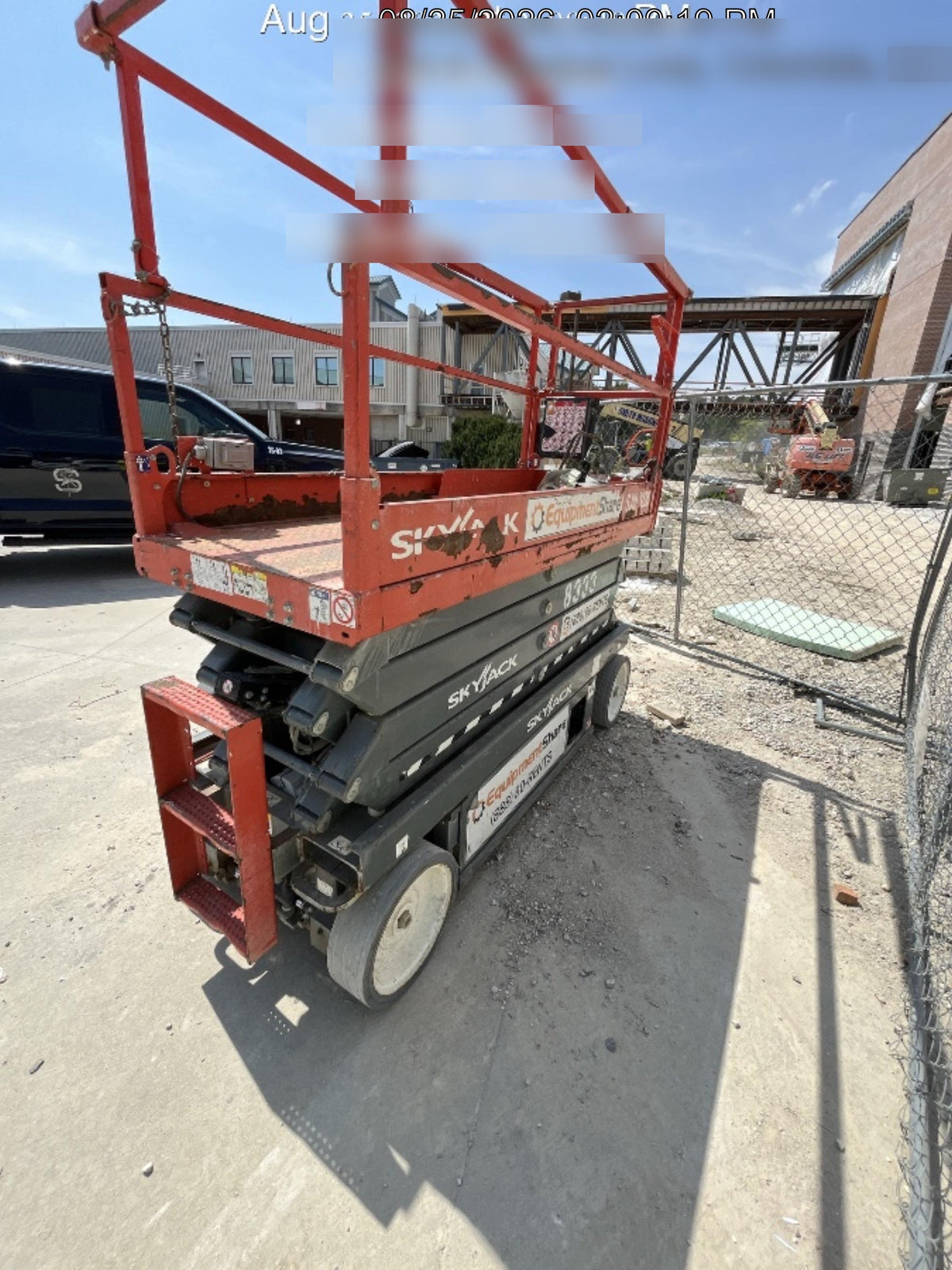 2018 Skyjack SJIII-3226 Skyjack SJIII3226 Scissor Lift w/Trojan Batteries