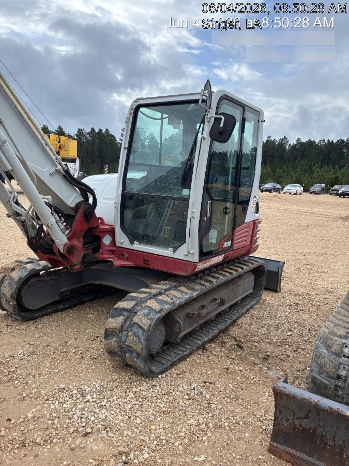 2019 Takeuchi TB290 Takeuchi TB290 Cab/Heat/AC w/Rubber Tracks, Auxiliary Hydraulics, Dozer Blade, Manual QC w/ 18/24/36" Buckets, Hydraulic Thumb Installed