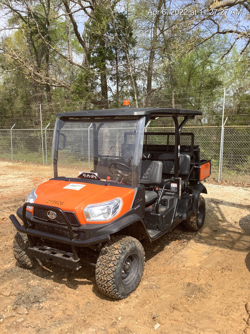 2022 Kubota RTV-X1140W-H Plastic Canopy, Windshield Acrylic Clear, LED Strobe Light, Wire Harness Kit, Back up Alarm