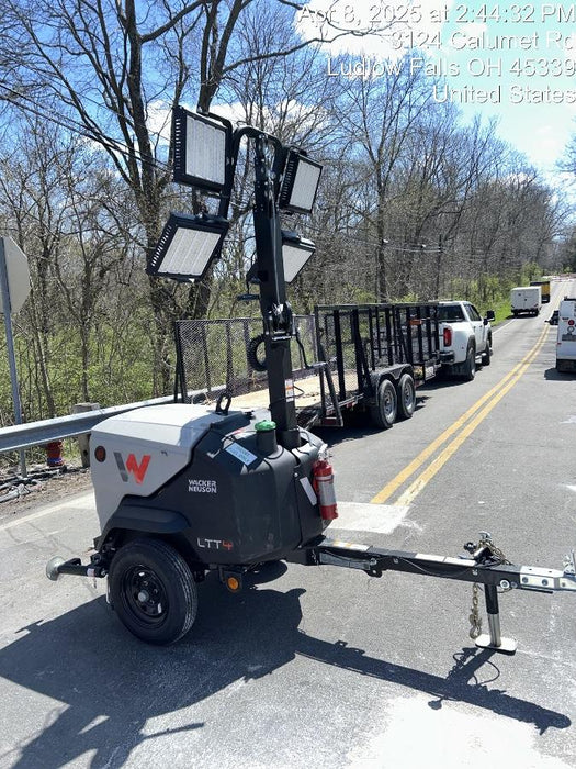 2024 Wacker Neuson LTT4 Diesel, Kohler KDW702, Deep Sea Controller, Auto Start, LED 320W, Bypass Outlet, T3