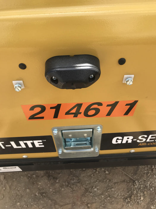 2022 Allmand NLV3GR (4) LED Light Fixture 350W, 23' Vertical Mast, 3kW Prime, Towable, Deep Sea L401, Leveling Jacks, Yanmar T4F 5.8hp