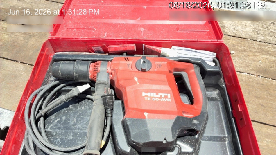 2021 HILTI TE 50-AVR