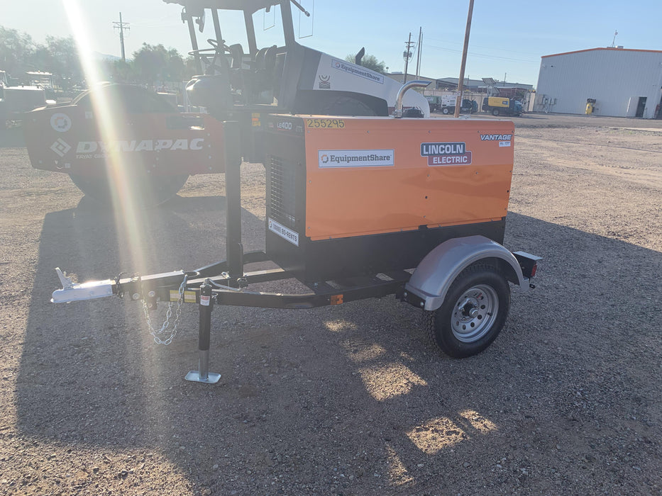 2022 Lincoln Electric LE400 Kubota V1505, Trlr, Cable Rack, Light Kit, ES Decals, T3