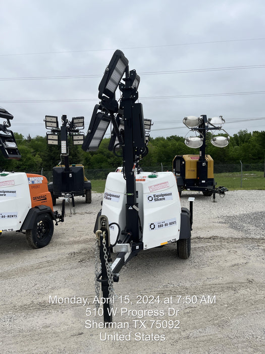 2024 Generac MLT2 Diesel, Flex Switch 120V Input, Powerzone Controller, 
(4) 320W LED Lights, 4kW Generator, 39.9 Gal Fuel Tank, 2" Ball, T3