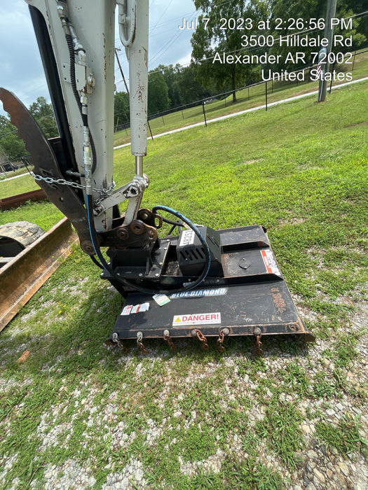 2019 BLUE DIAMOND 42" Brush Cutter, Mini Excavator