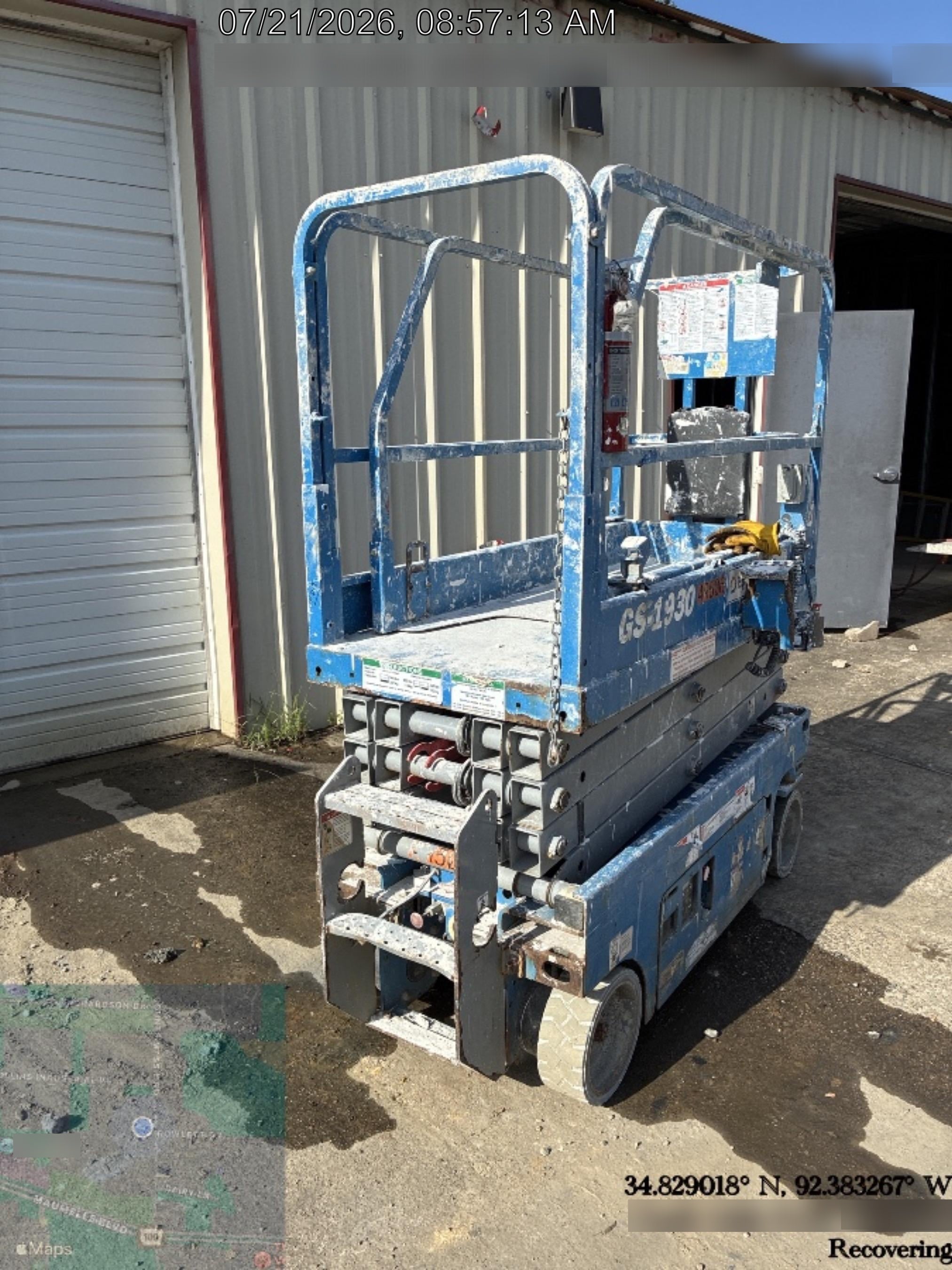 2019 Genie GS-1930 Fixed Rails with Chain Entry