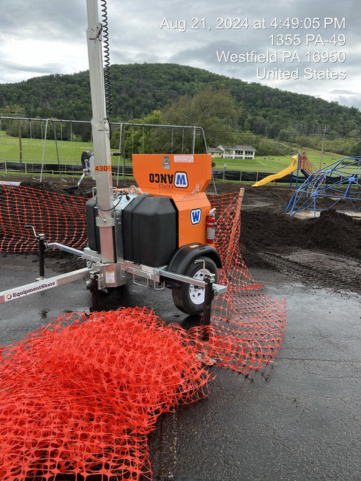 2024 Wanco WLTT-4MM4K Diesel, Deep Sea Controller, Shore Power Plug, Auto Start, (4) 350W LED Floodlights, 4kW Generator, 60 Gal Fuel Tank, 2" Ball, T3