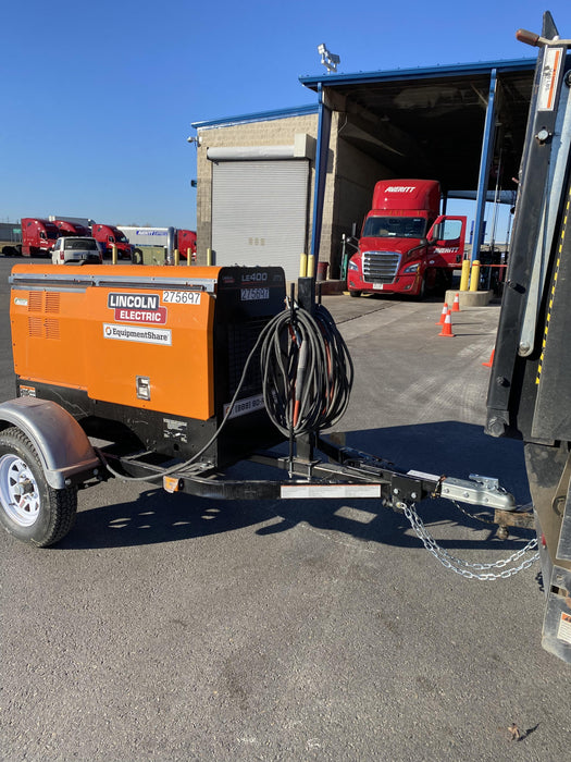 2022 Lincoln Electric LE400 Kubota V1505, Trlr, Cable Rack, Light Kit, ES Decals, T3