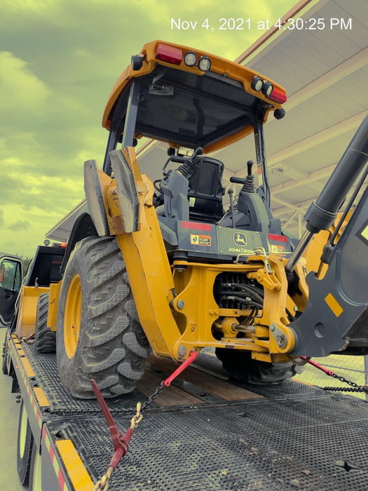 2020 John Deere 310LEP Canopy, 4WD, Standard Stick, Pilot Controls, 2 Way Hydraulics, TAG Manual QC