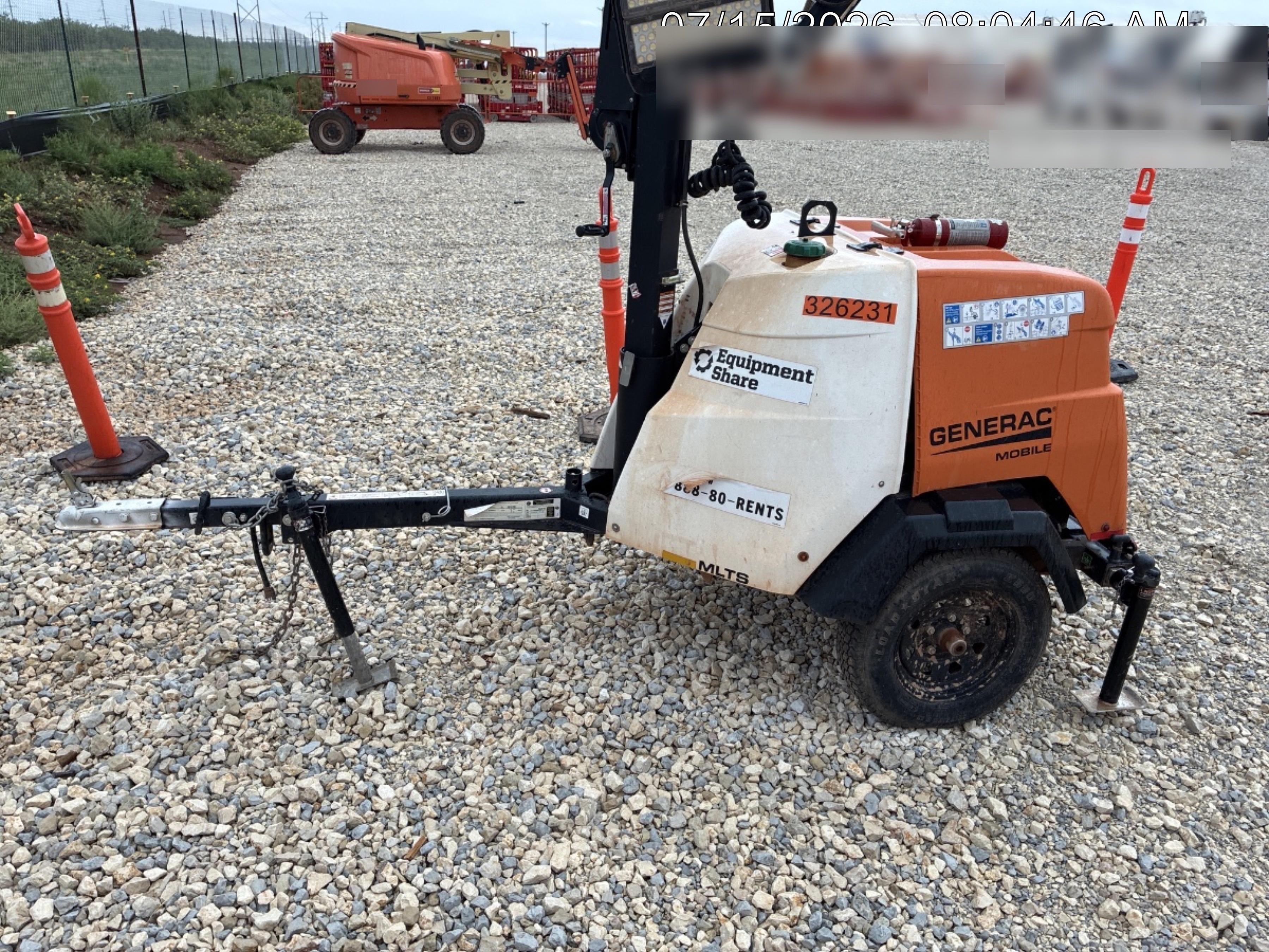 2023 Generac MLT2 Diesel, Flex Switch 120V Input, Powerzone Controller, (4) 320W LED Lights, 4kW Generator, 39.9 Gal Fuel Tank, 2" Ball, T3