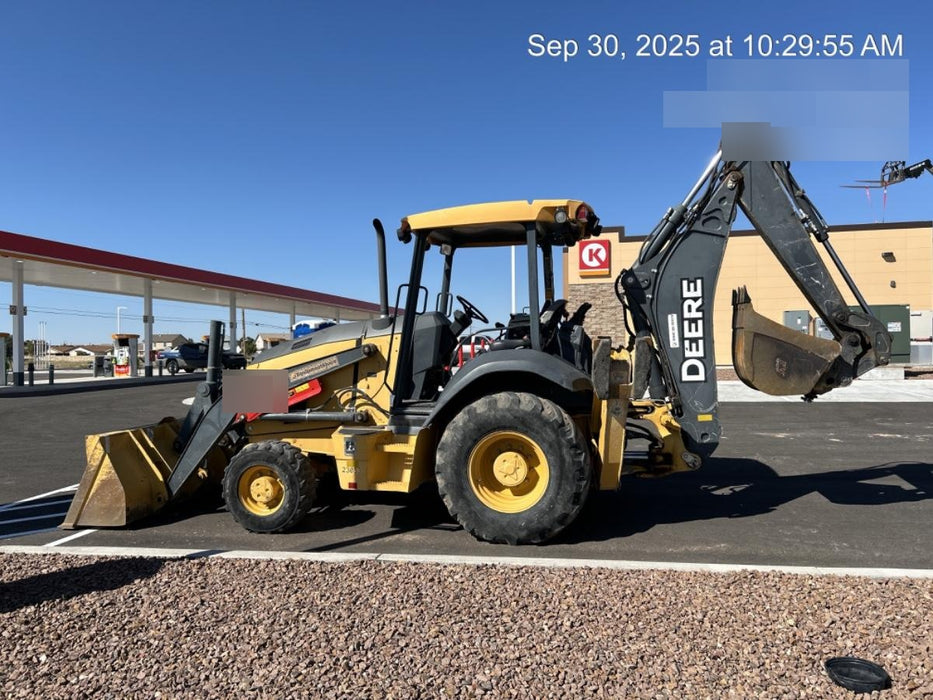 2019 John Deere 310LEP 4wd, Canopy, Standard dipper, ISO, Rear Auxiliary Hydraulics, Manual QC