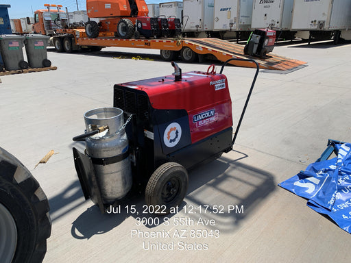 2020 Lincoln Electric Ranger 305 LPG K3430-1, Ranger 305 LPG, Undercarriage, Tank Holder & Strap, 10kw AC Gen, 25hp Kohler LPG Eng