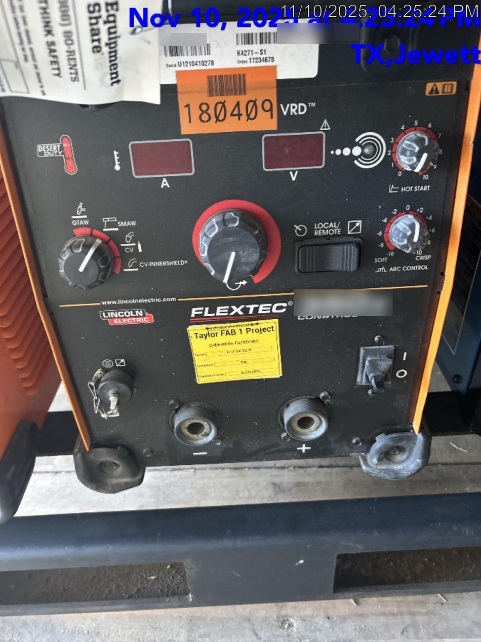 2021 LINCOLN ELECTRIC FLEXTEC 350X