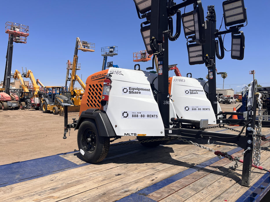 2023 Generac MLT2 Diesel, Flex Switch 120V Input, Powerzone Controller, (4) 320W LED Lights, 4kW Generator, 39.9 Gal Fuel Tank, 2" Ball, T3