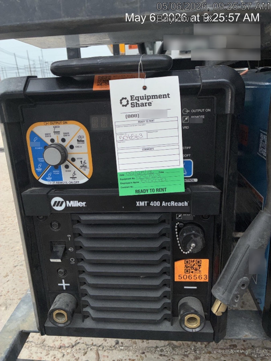 2025 MILLER ELECTRIC XMT 400