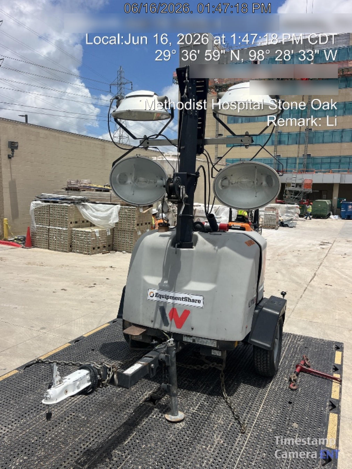 2018 Wacker Neuson LTV6K-MH Wacker Neuson LTV6K Towable Light Tower