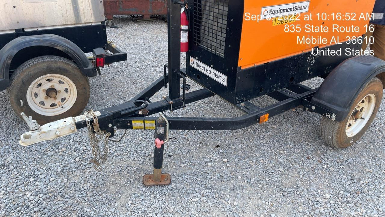 2021 Lincoln Electric Vantage 322 Vantage 322 Ready Pak 3 w/ Telematics & Decals, ORANGE (includes trailer, cable rack, fender light kit)