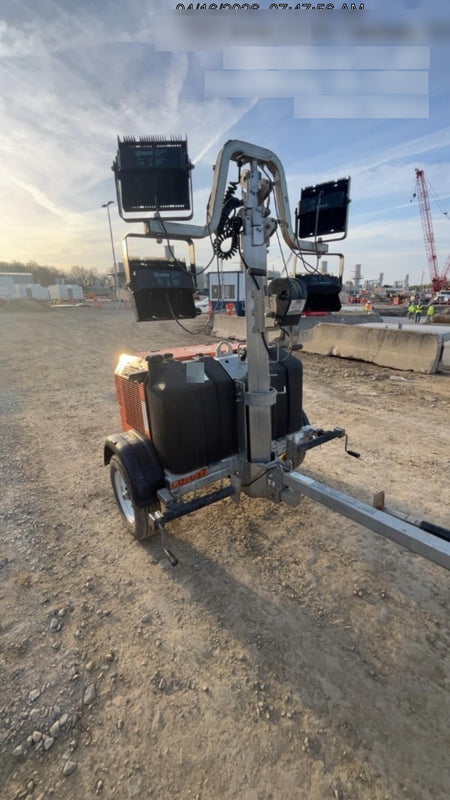 2024 Wanco WLTT-4MM4K Diesel, Deep Sea Controller, Shore Power Plug, Auto Start, (4) 350W LED Floodlights, 4kW Generator, 60 Gal Fuel Tank, 2" Ball, T3