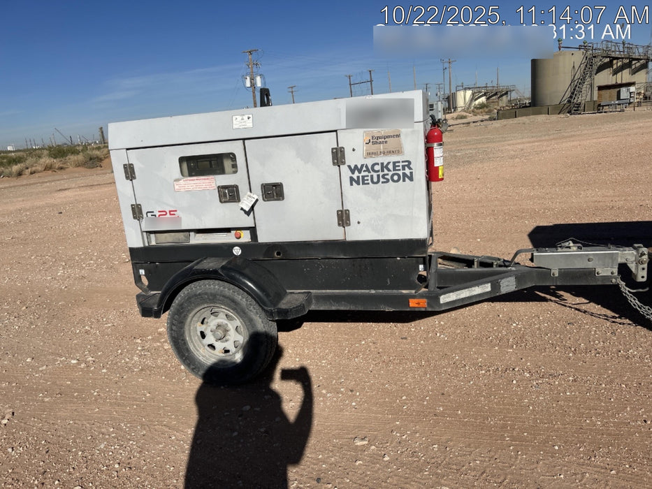 2018 WACKER NEUSON G25