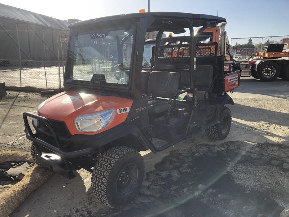 2019 Kubota RTV-X1140W-H 4wd Utility Cart, LED Strobe, Windshield Tempered Glass, Plastic Canopy, Wire Harness Kit, Backup Alarm