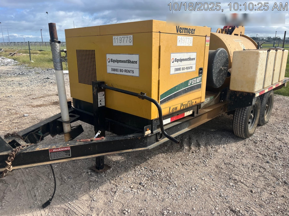 2020 Vac-Tron LP573XDT 24 HP Kohler Diesel Engine (Tier 4 Final), Includes 500 Gallon Debris Tank w/ Hydraulic Tilt, two (2) 100 Gallon Water Tanks, Low Profile Torsion Axles (12,000 GVWR), Manual Jack