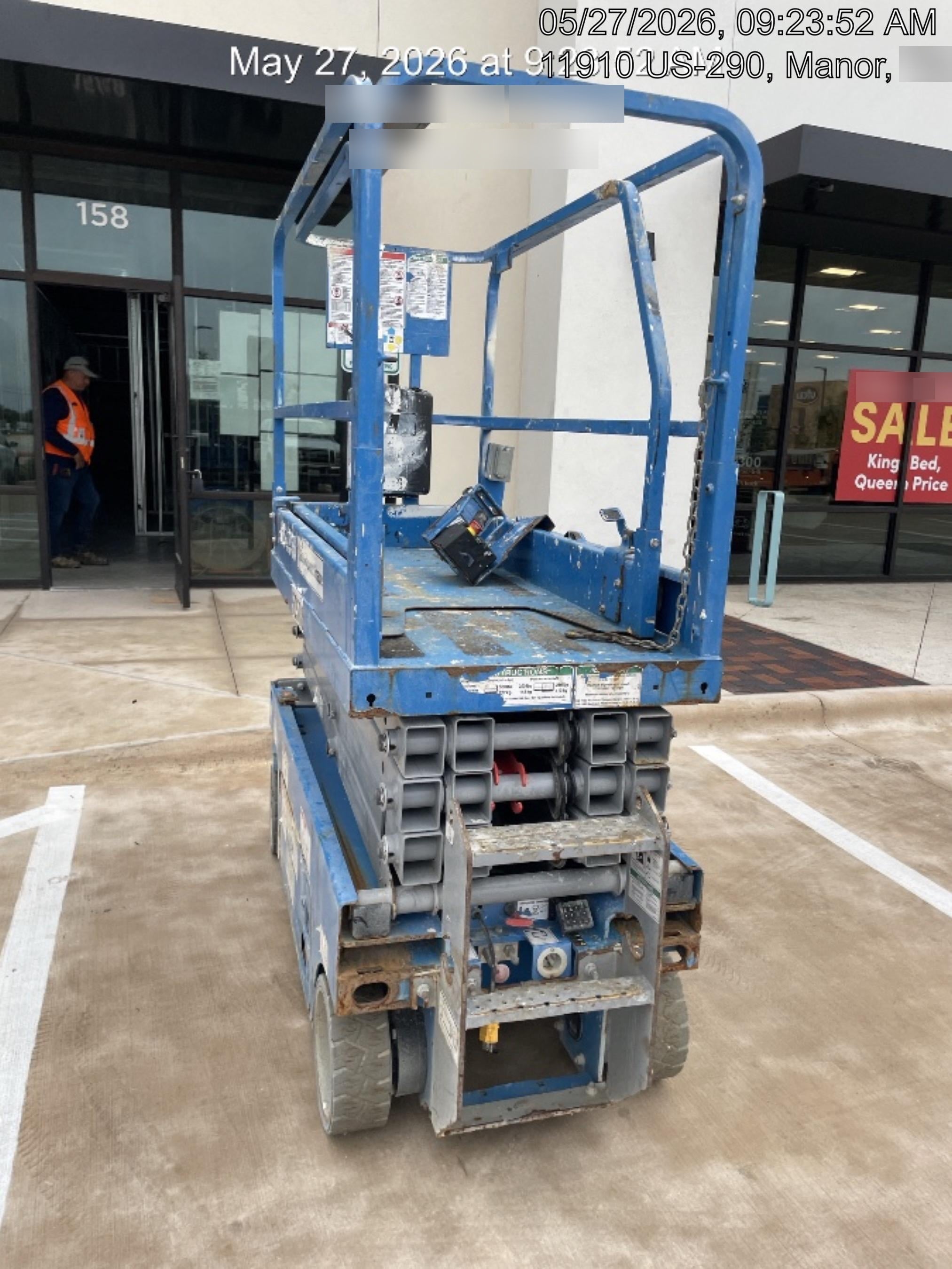 2019 Genie GS-1930 Fixed Rails with Chain Entry
