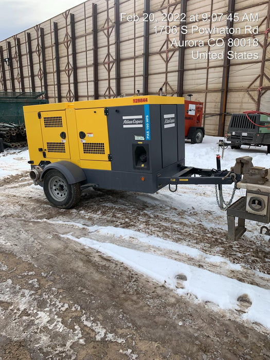 2020 ATLAS COPCO PAS 150 HF CS Enclosed