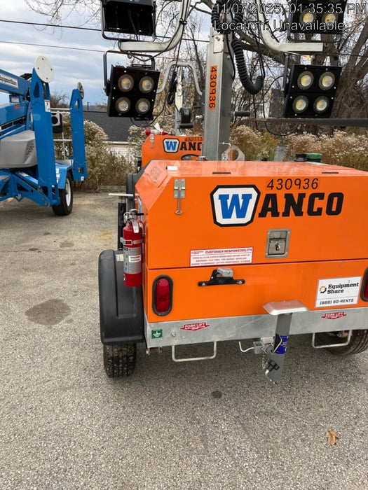 2024 Wanco WLTT-4MM4K Diesel, Deep Sea Controller, Shore Power Plug, Auto Start, (4) 350W LED Floodlights, 4kW Generator, 60 Gal Fuel Tank, 2" Ball, T3