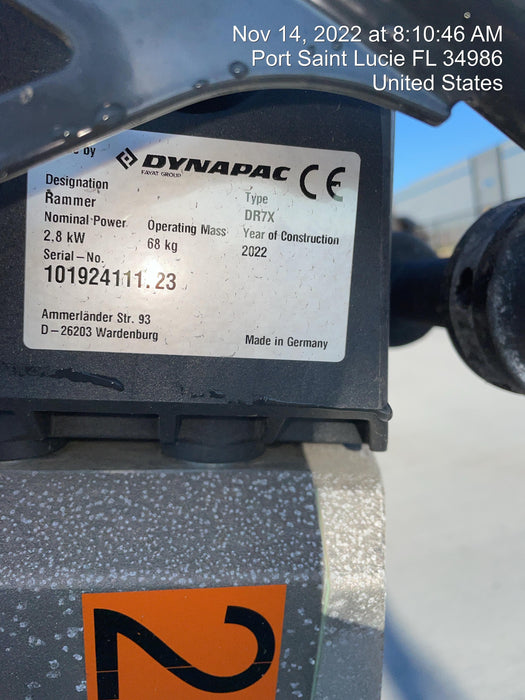 2022 DYNAPAC DR7X