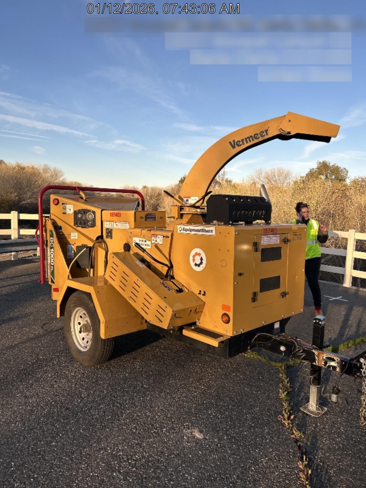 2021 VERMEER BC1000XL Diesel