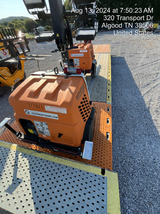 2023 Generac MLT2 Diesel, Flex Switch 120V Input, Powerzone Controller, 
(4) 320W LED Lights, 4kW Generator, 39.9 Gal Fuel Tank, 2" Ball, T3