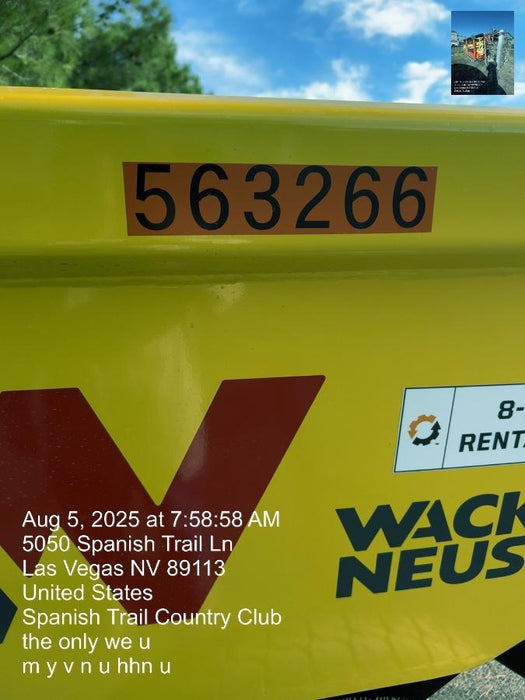 2025 WACKER NEUSON DV605 Cab Turf Tires